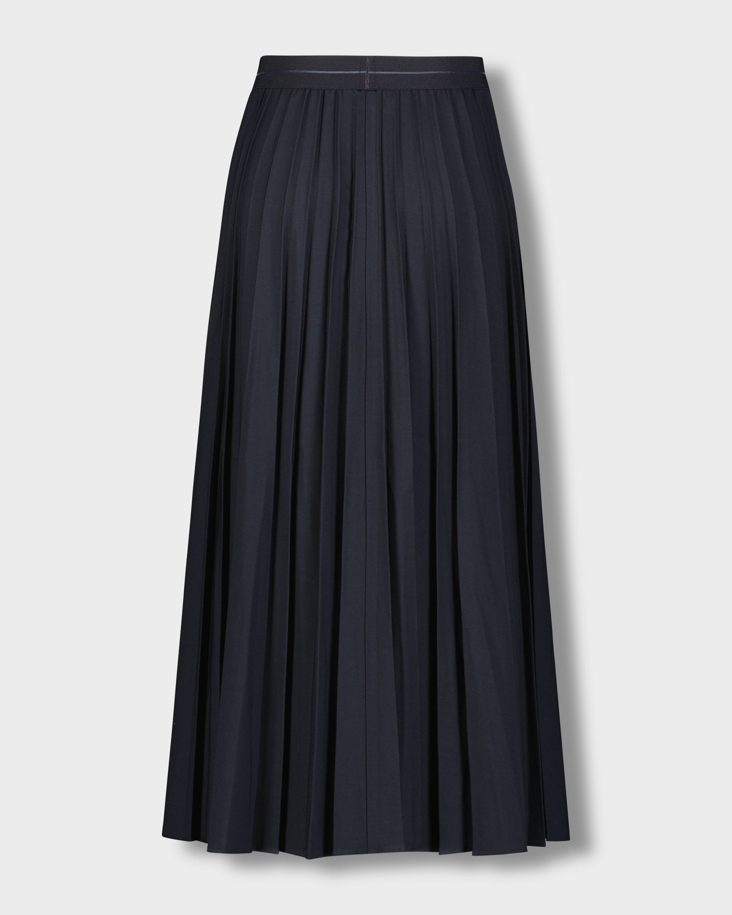 PLEATED SKIRT 35&quot;-NAVY