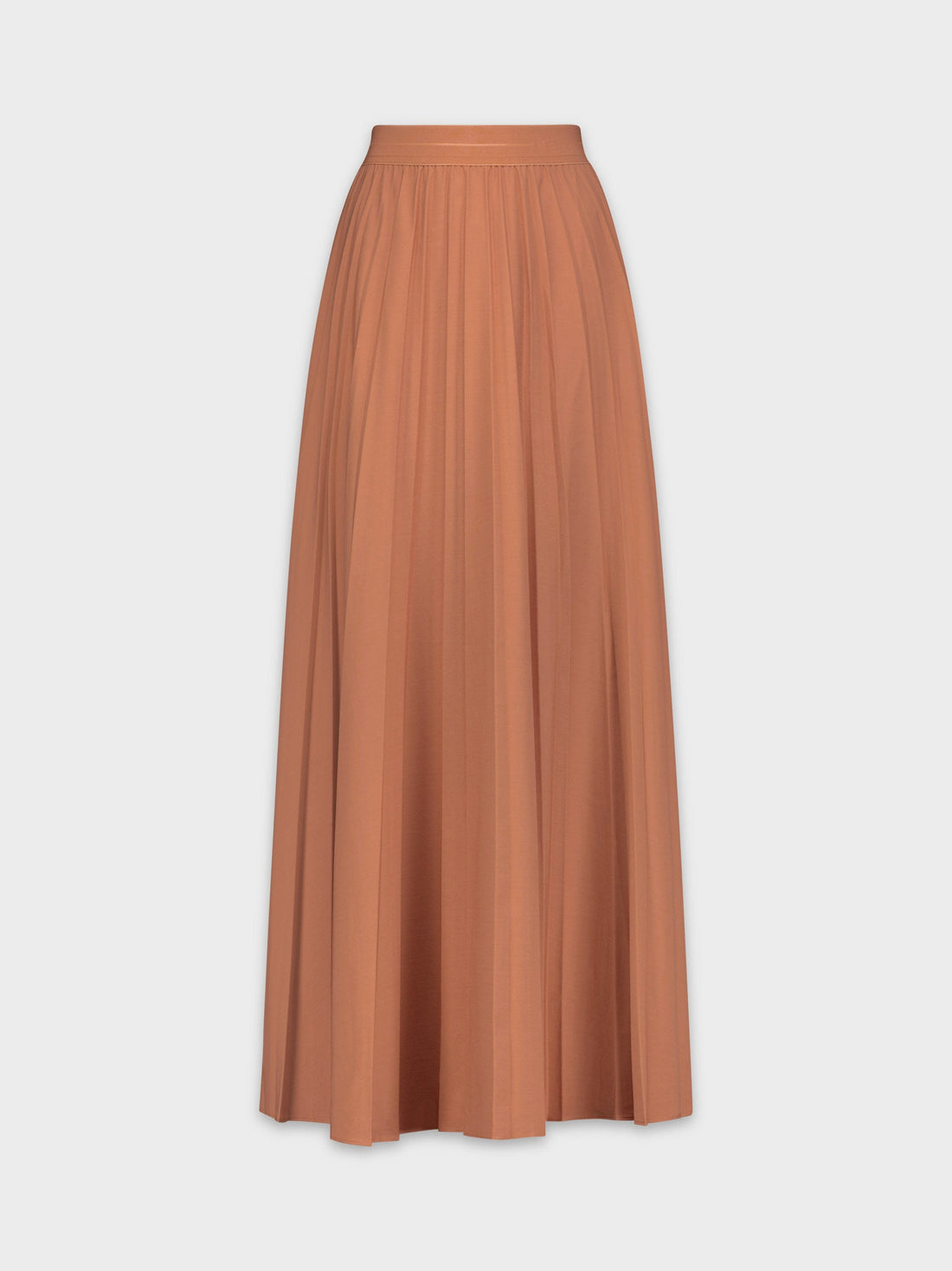 PLEATED SKIRT 37&quot;-SALMON