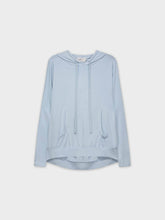 TSHIRT HOODIE-LIGHT BLUE