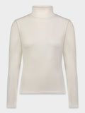 RIBBED TURTLENECK-CREAM