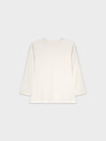 BASIC HIGH V TEE 3Q-WHITE