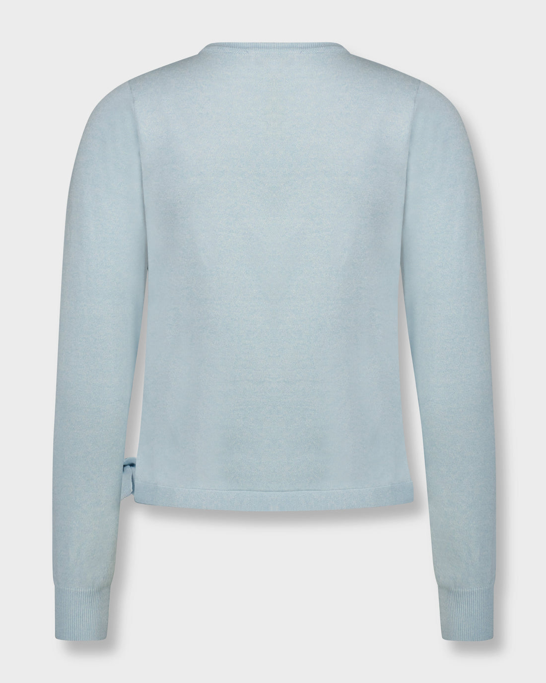 BASIC WRAP SWEATER-LIGHT BLUE