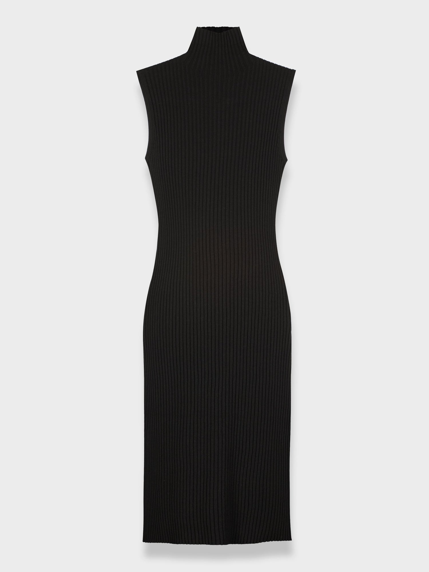 VESTIDO CANAL SIN MANGAS 42&quot;-NEGRO