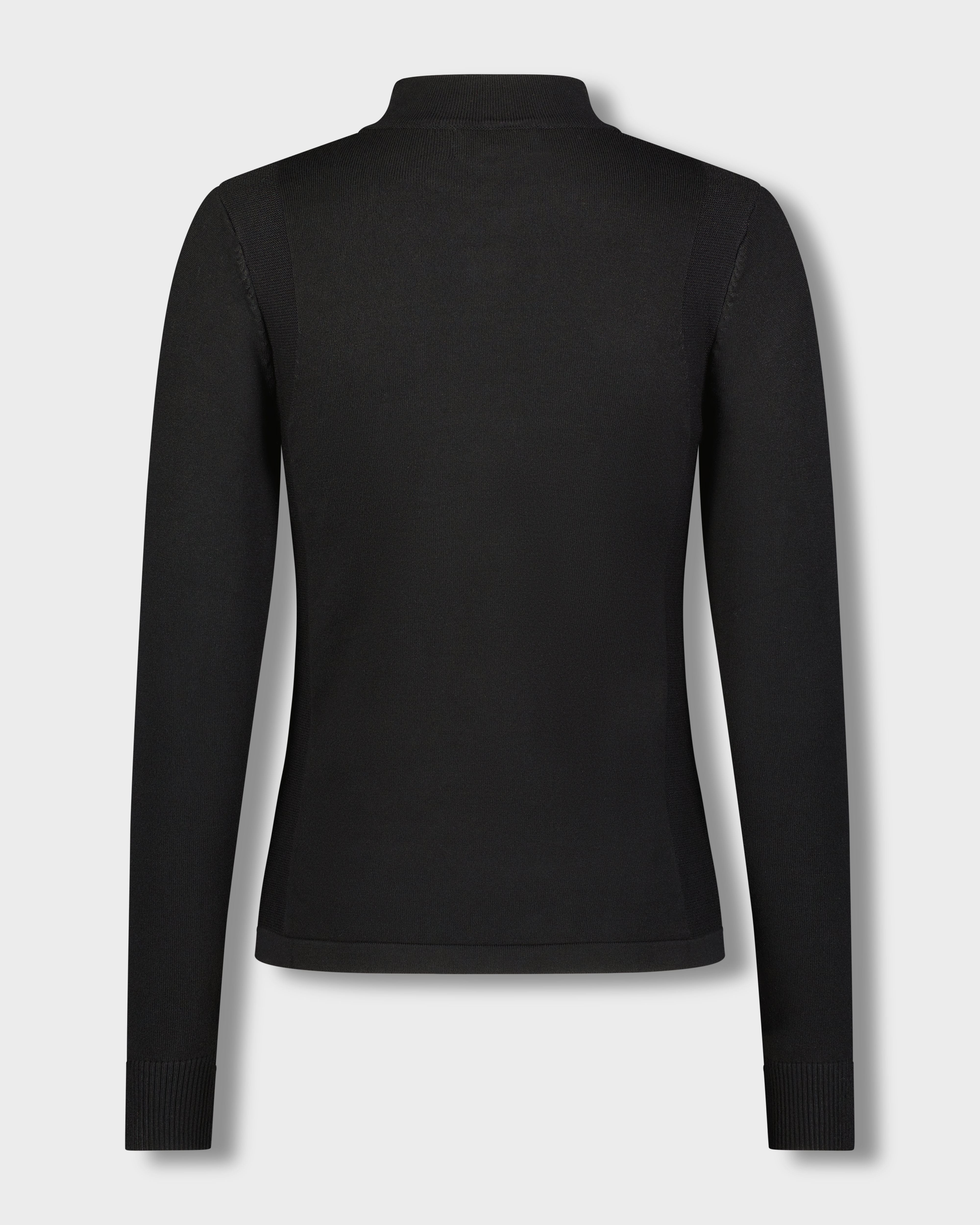 BASIC MOCK NECK TURTLENECK BLACK Fame on Central