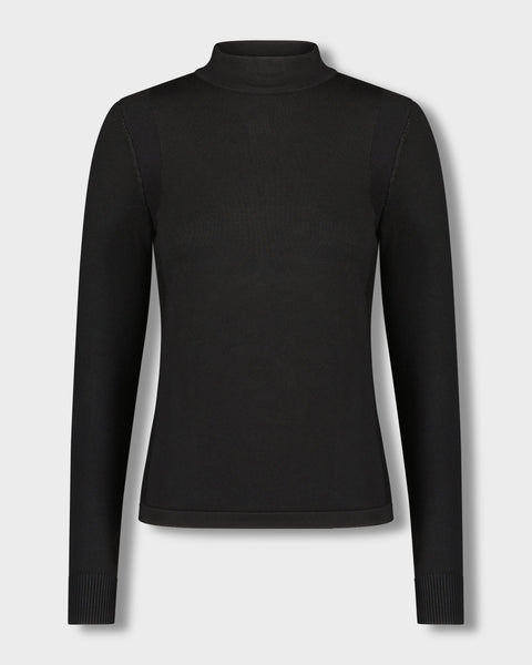 Zeagoo Women's Sexy Mock Turtle Neck Long Sleeve Tops Sheer