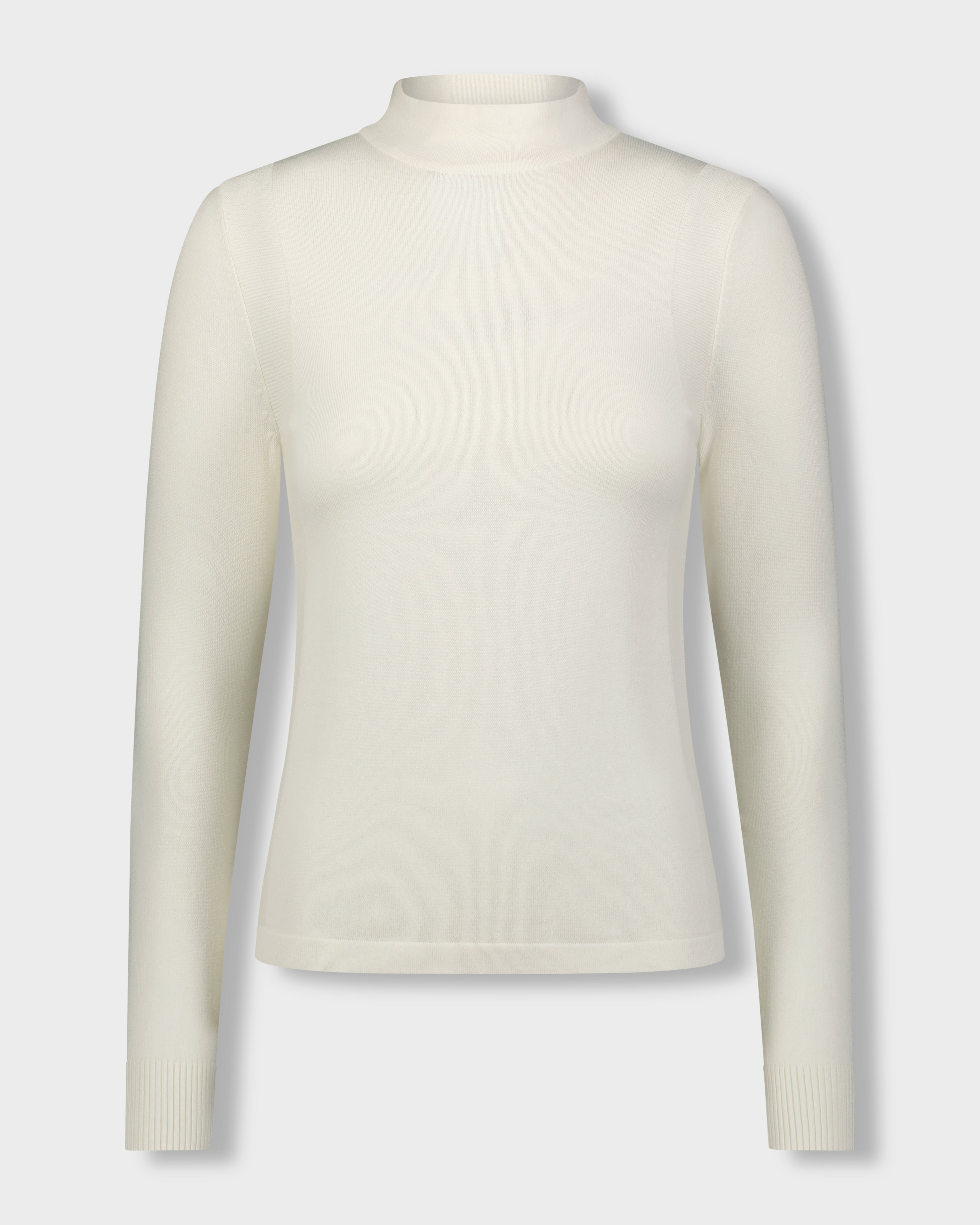 BASIC MOCK NECK TURTLENECK-CREAM