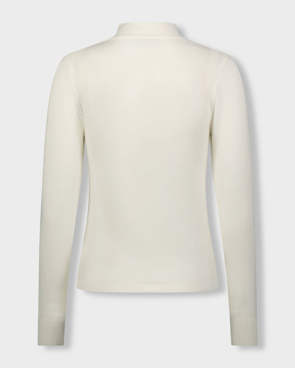 Basic Mock Neck Turtleneck - Cream