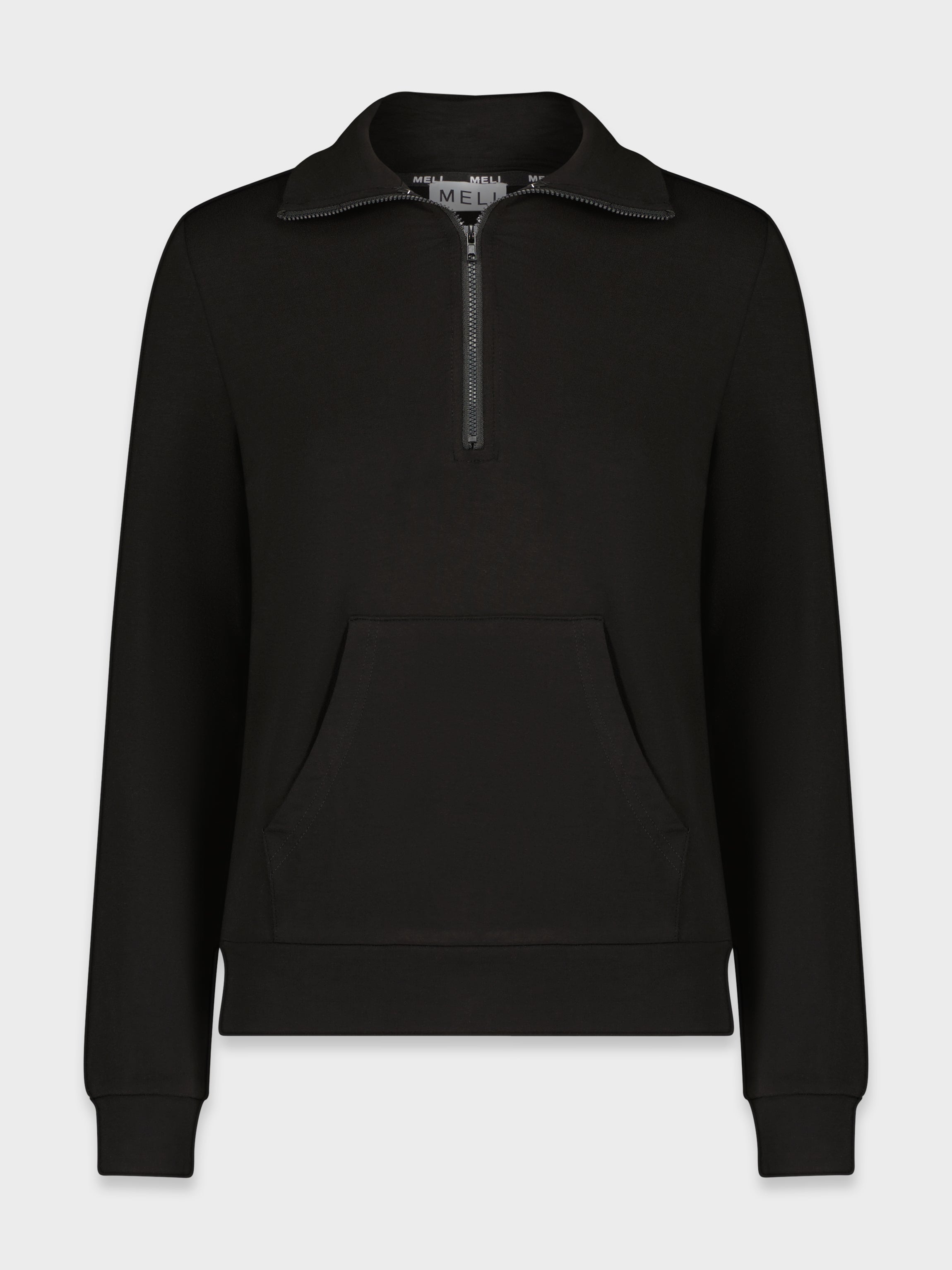 CAMISETA SIGNATURE ZIP-NEGRO