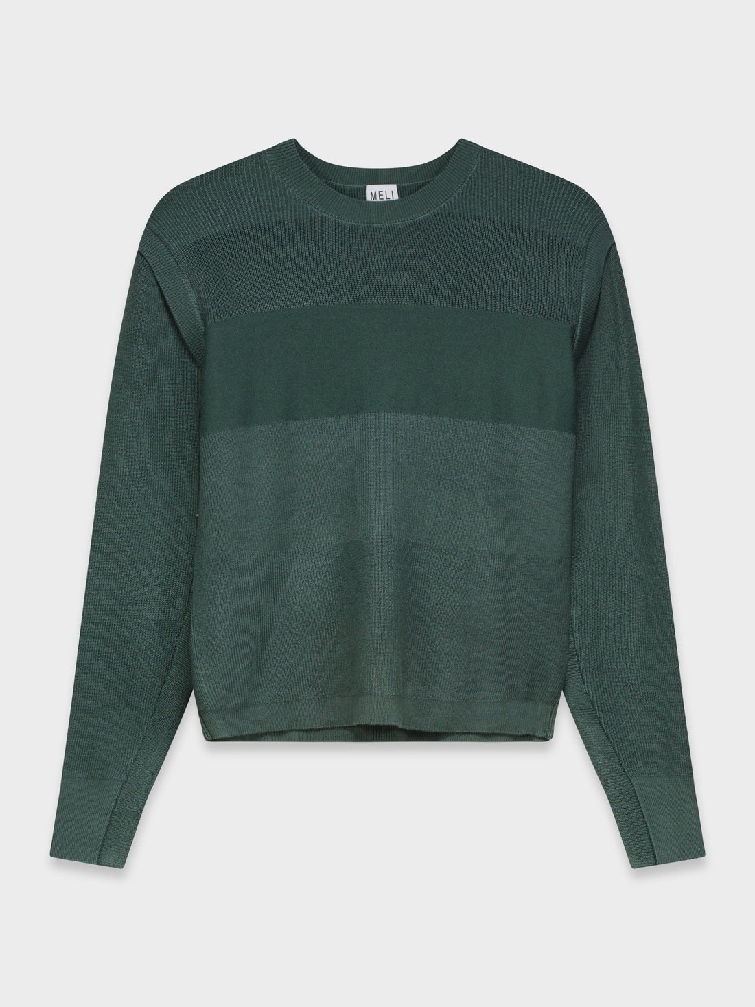 THICK STRIPE SWEATER-GREEN