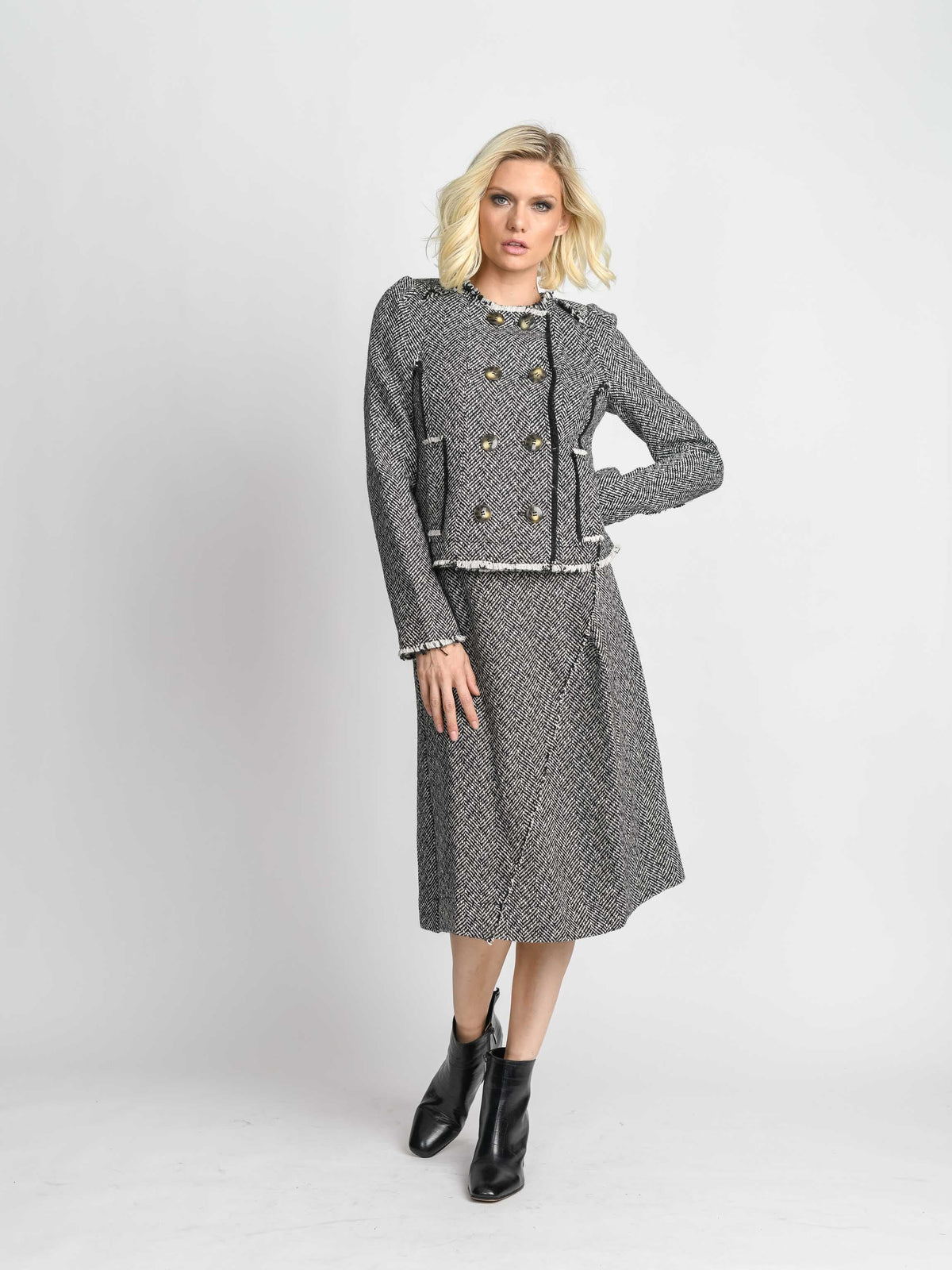 TWEED SKIRT