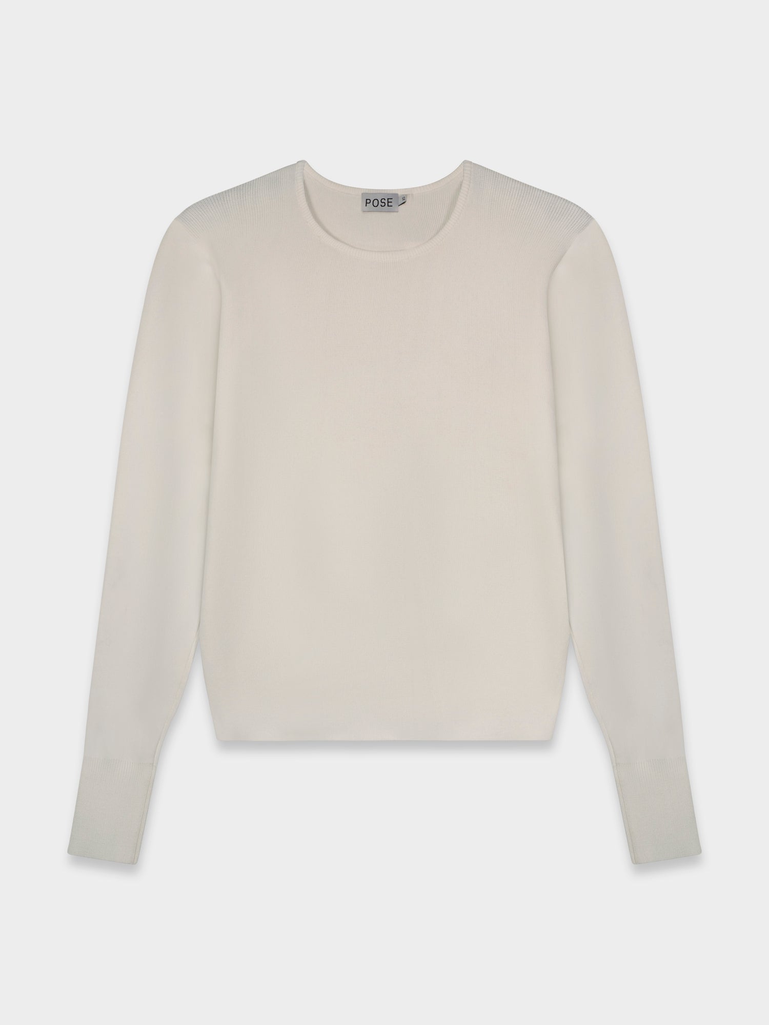 SILK KNIT SWEATER-CREAM