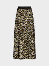 PRINTED PLEATED SKIRT 35"-PEBBLES
