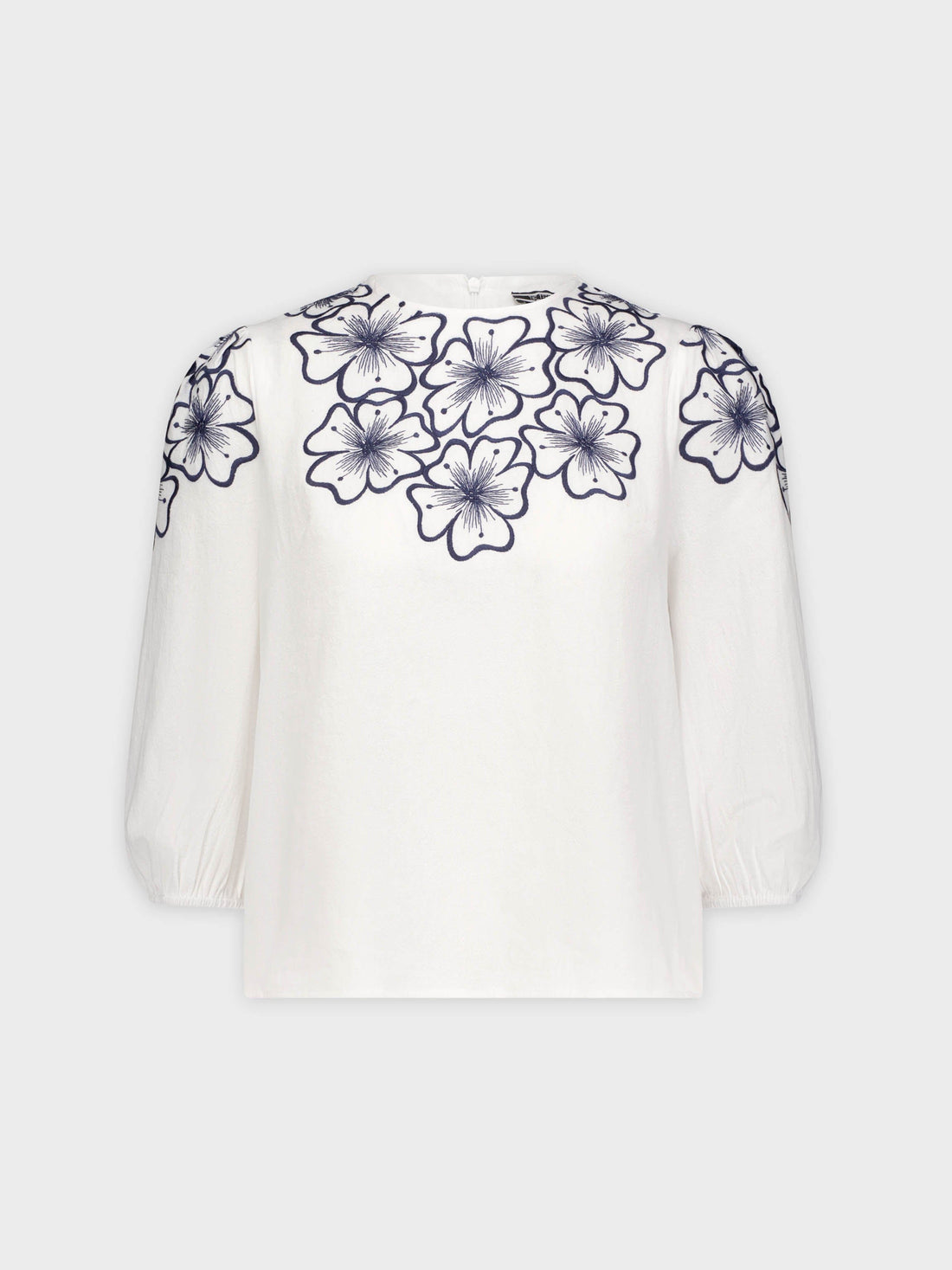 BLUSA CORTE FLORES-BLANCO