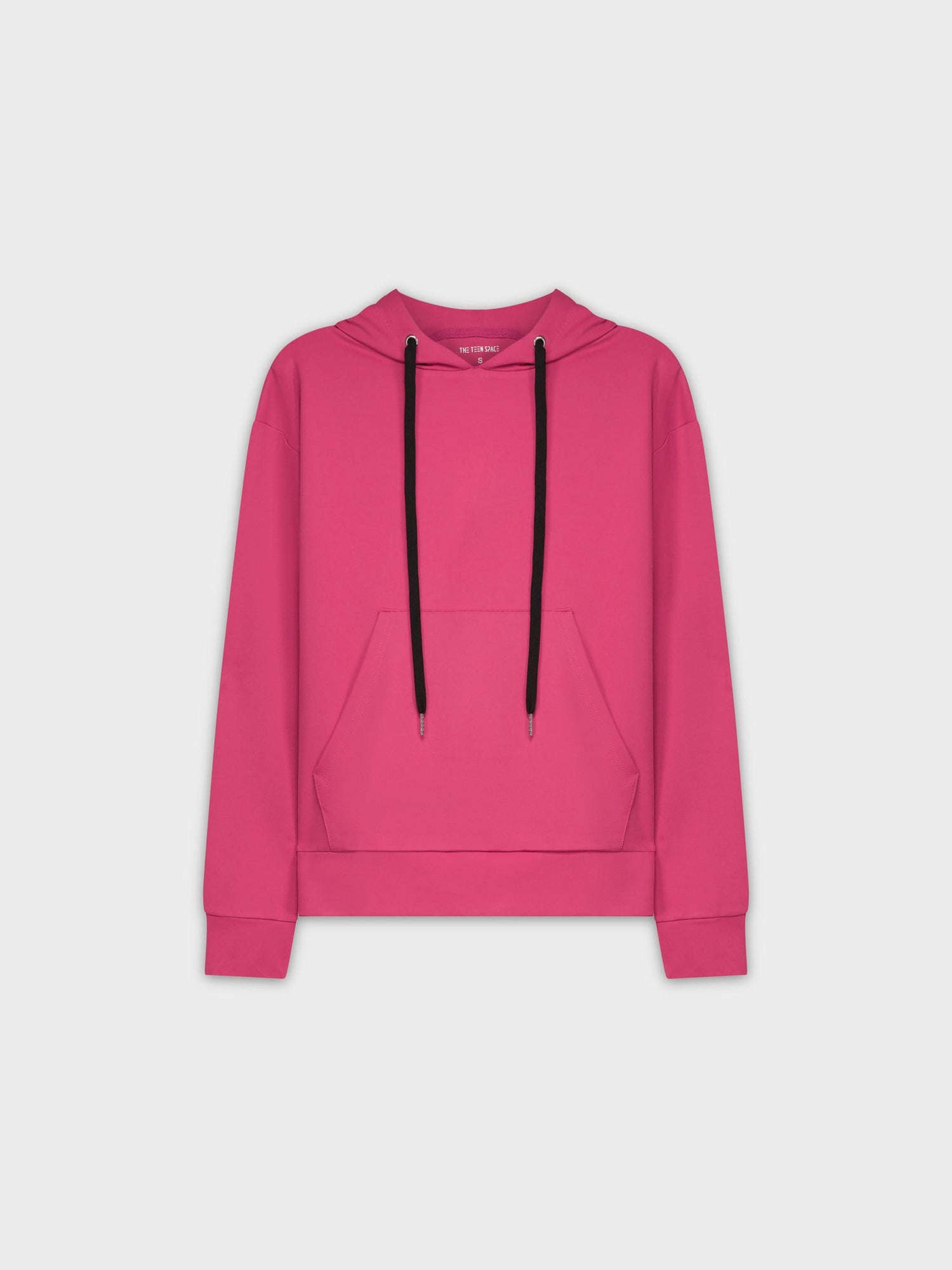 SUDADERA CON CAPUCHA PARA ADOLESCENTES-ROSA CALIENTE