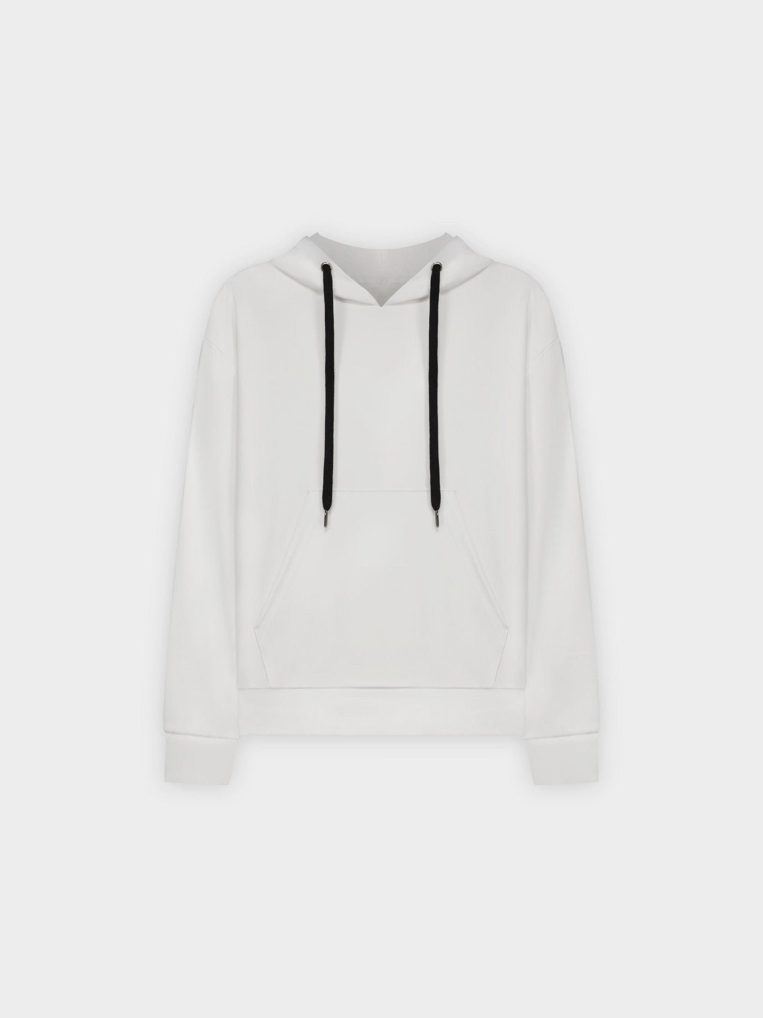 SUDADERA CON CAPUCHA PARA ADOLESCENTES-BLANCO